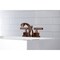 Kingston Brass KS494CQLAC Claremont 8" Widespread Bathroom Faucet, Antique Copper KS494CQLAC - alternate 4